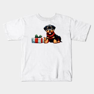 Happy Kawaii Dog Kids T-Shirt